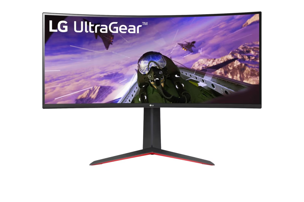 Um dos novos monitores lg é o lg ultragear 34" curvo (imagem: lg/divulgação). Ta lt