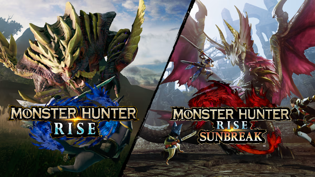 O jogo monster hunter rise + sunbreak está com 33% de desconto, saindo por r$ 186,60! Imagem: nintendo