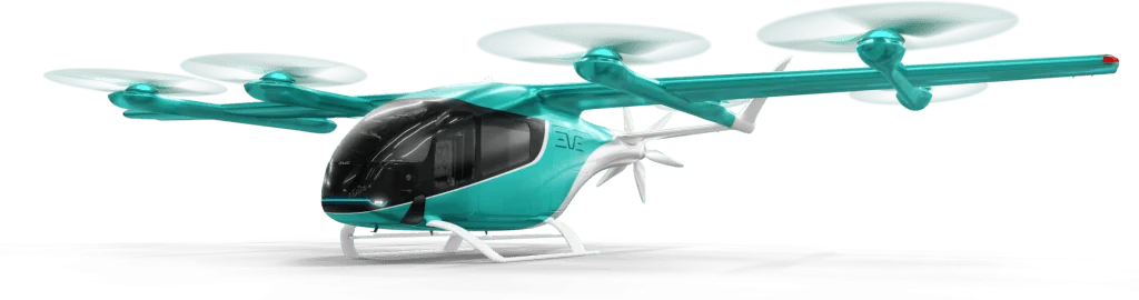 1. 여러 개의 프로펠러와 미래지향적인 디자인을 갖춘 첨단 드론.