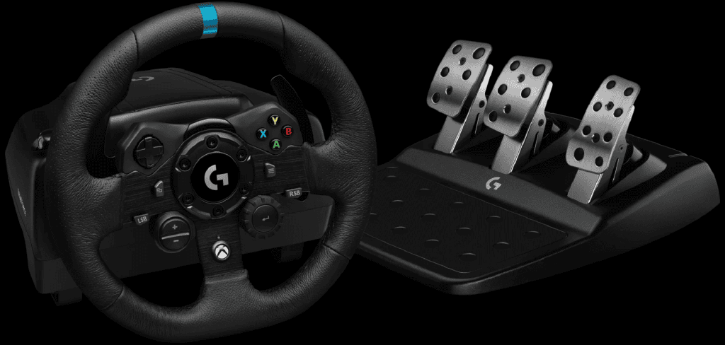 Os melhores acessórios para o playstation 5 Imagem do volante da logitech