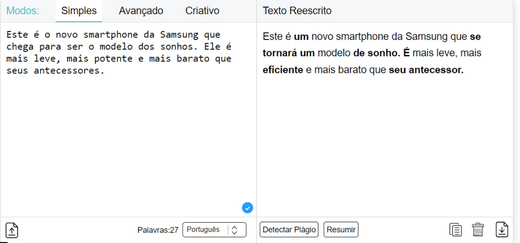 15 melhores ferramentas para reescrever texto Uso do editpad para reescrever conteúdos