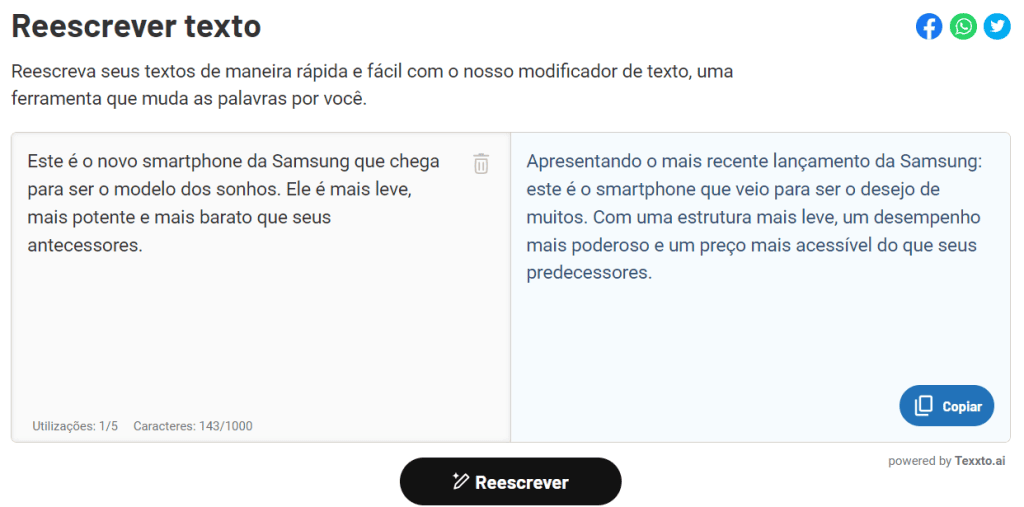 15 melhores ferramentas para reescrever texto Ferramenta do sinônimos para reescrever textos