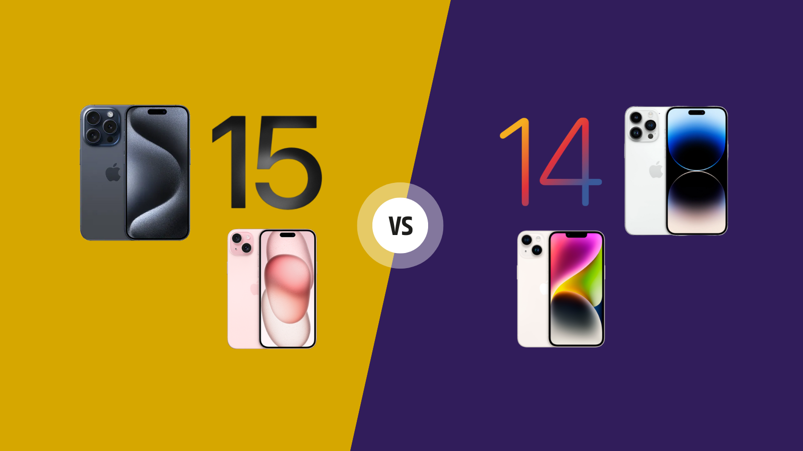 Iphone 15 vs iphone 14: confira as principais mudanças da nova geração. Ilha dinâmica e usb-c em todos os modelos, estrutura de titânio nos pros e muito mais. Confira o comparativo completo!