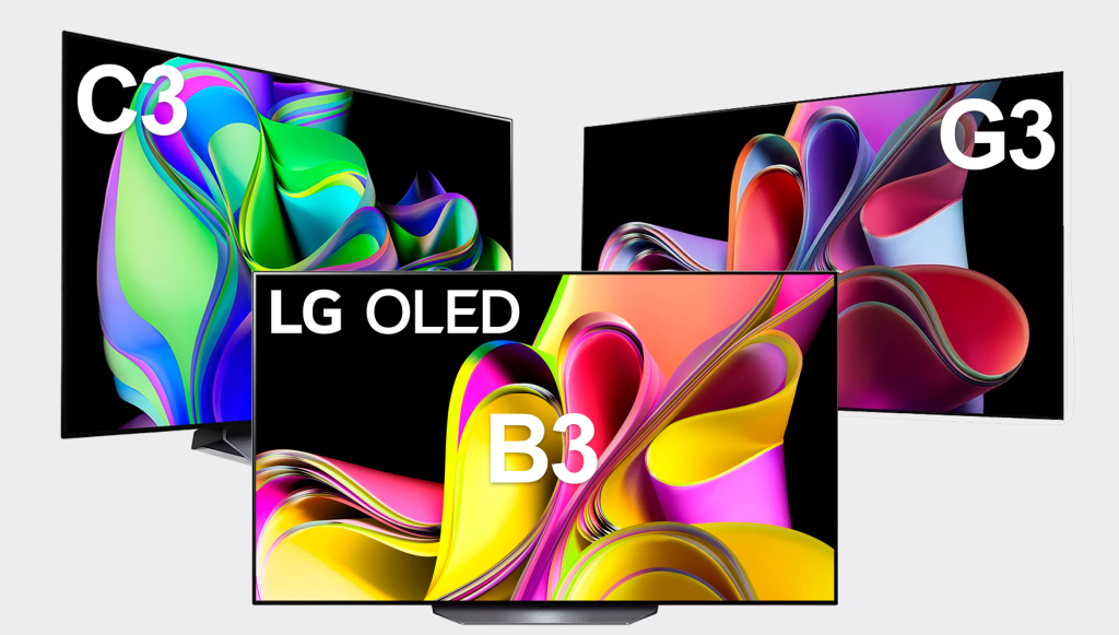 Review-comparativo: lg oled evo b3, c3 vs. G3 Escolher uma oled da lg da linha 2023 é mais uma questão de tamanho vs. Preço, do que de dúvida sobre a qualidade de um ou outro display.