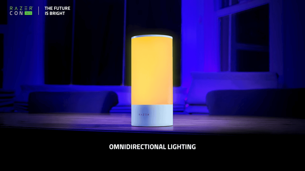 Razer lança novo teclado com switch óptico para e-sports Aether lamp da razer