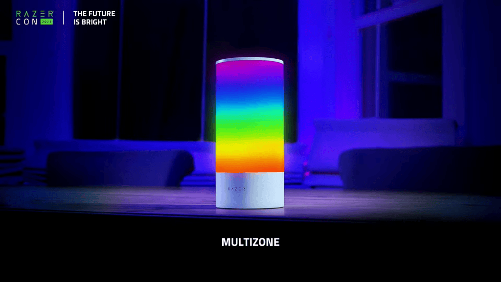 Razer lança novo teclado com switch óptico para e-sports Aether lamp pro da razer