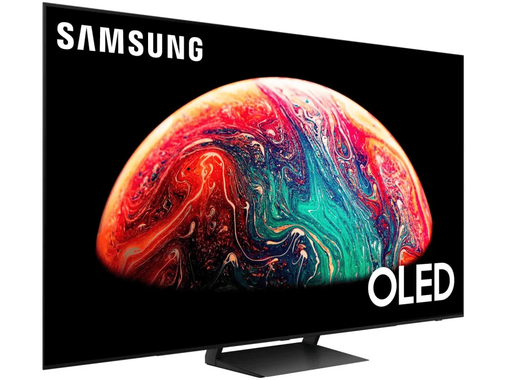 Conheça vantagens das smart tvs samsung de 2023 Telvisores da samsung juntam inteligência artificial com resolução de qualidade, a exemplo da samsung oled s90c (imagem: samsung/divulgação). //