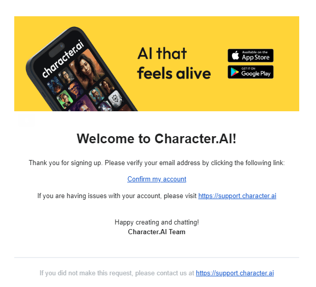 Character. Ai deixa você falar com famosos como einstein e elon musk E-mail de confirmação do character. Ai