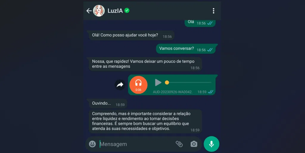 Como transcrever áudio do whatsapp. Já disponível no whatsapp do iphone e no android, a luzia ajuda você a transcrever áudios, diretamente no app. Veja como transformar mensagem de voz em texto: