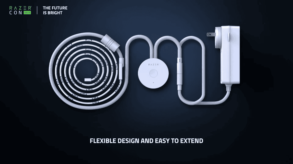 Razer lança novo teclado com switch óptico para e-sports Aether light strip da razer