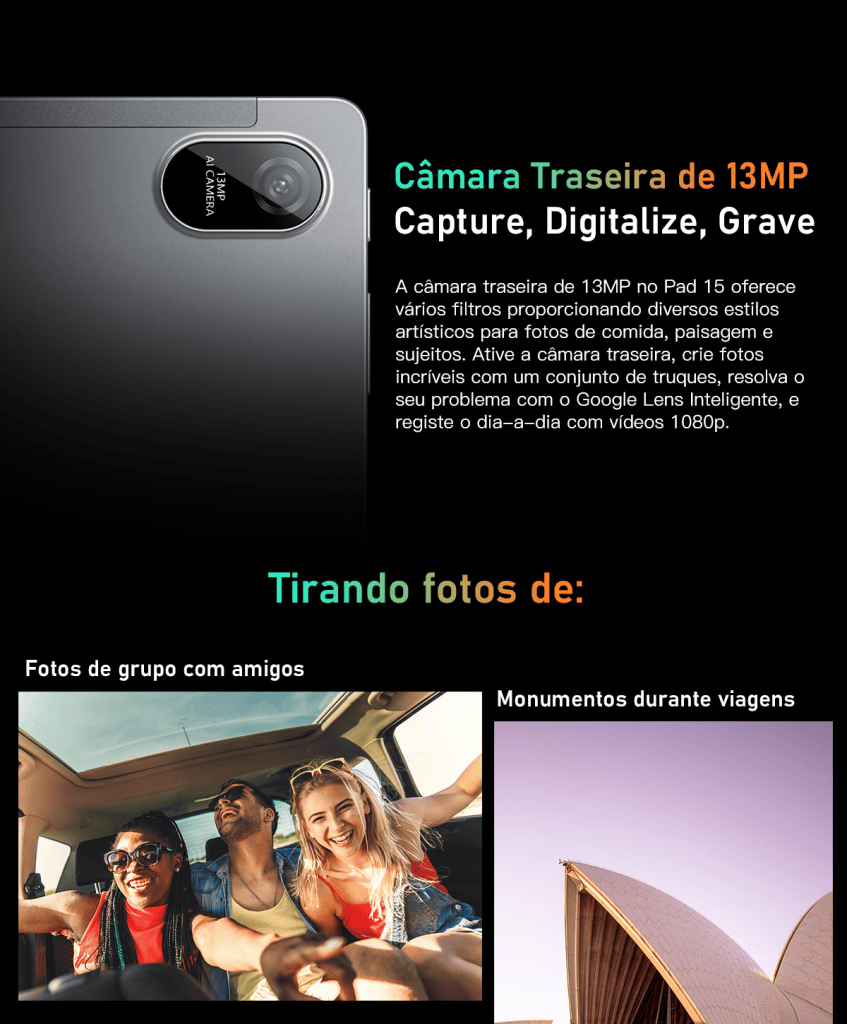 Oscal pad 15, tablet potente com 20h de bateria, é lançado! .