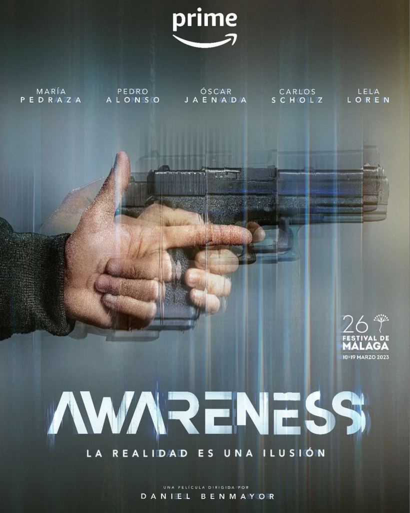 Awareness (awareness, 2023) estará disponível na amazon prime video em 11 de outubro de 2023. Imagem: amazon