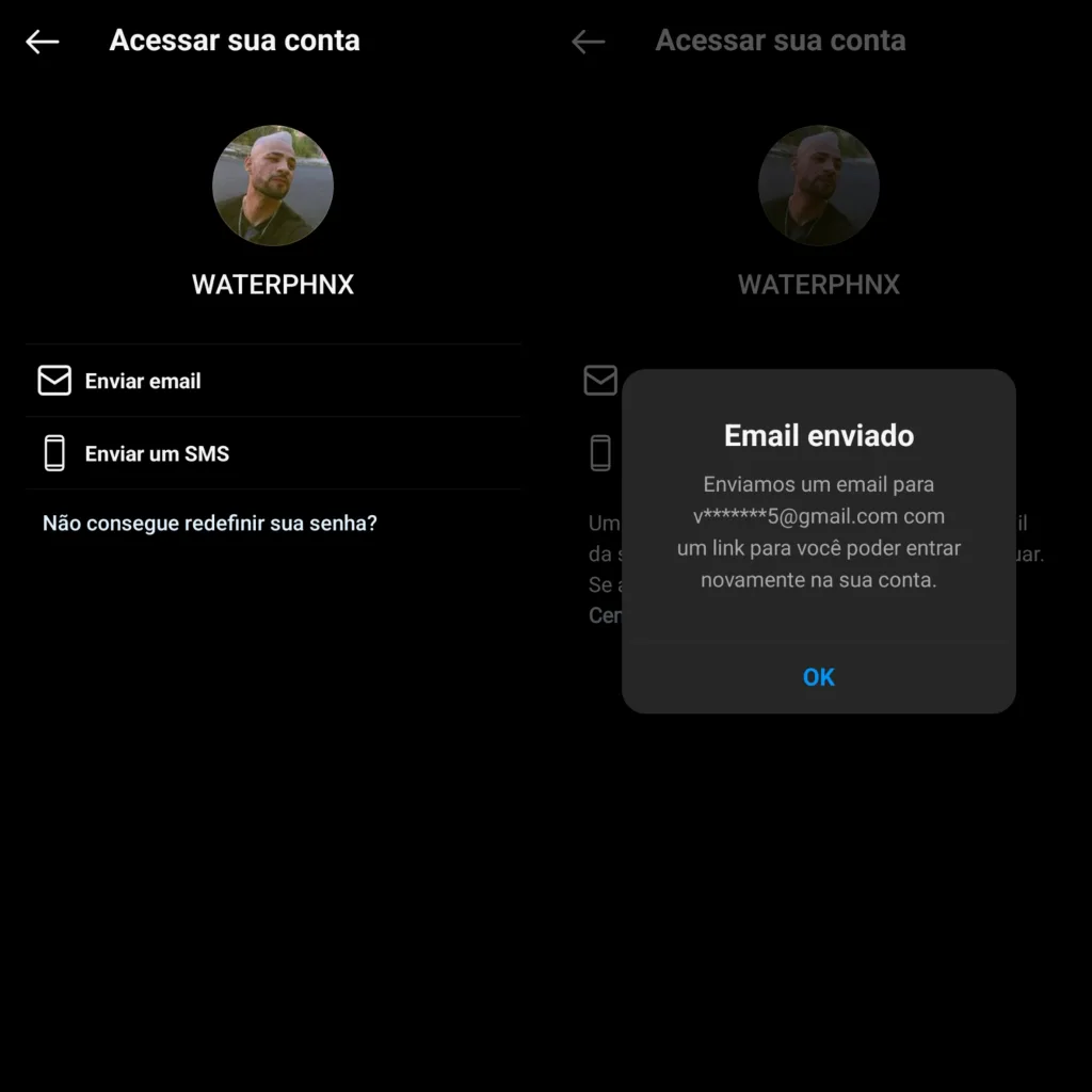 Como mudar ou recuperar a senha do instagram pelo pc ou celular Troca de senha do instagram pelo celular