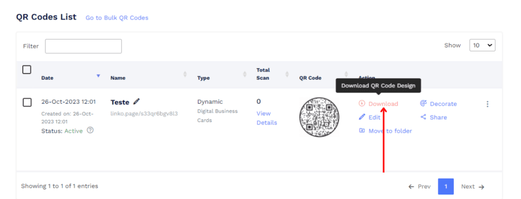 Como criar cartão de visitas digital com qr code Download de qr code do cartão de visitas virtual