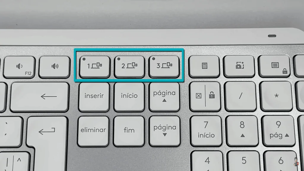 Comparativo: teclados mx keys s vs. Mx keys mini da logitech Teclas easyswitch de teclado mx keys mini da logitech