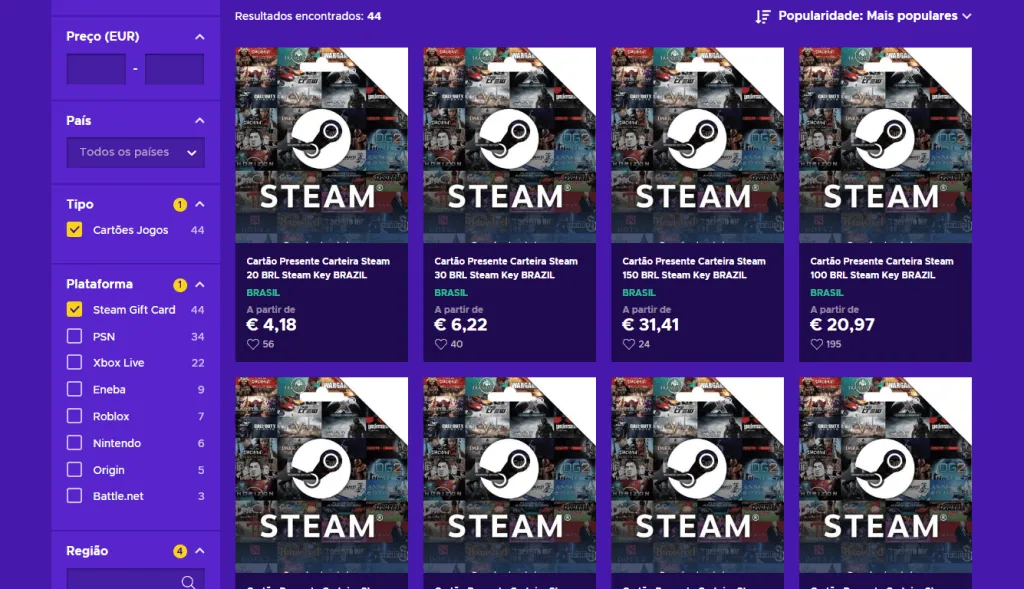 Gift card da steam e robux? É melhor comprar no eneba Gift card da steam e robux? É melhor comprar no eneba. Conheça mais sobre esses dois serviços de assinatura e veja como descobrir qual será seu próximo jogo favorito, pagando menos por isso