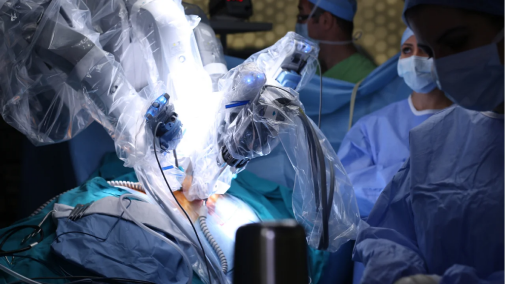 Robôs cirurgiões estão dominando hospitais, como o modelo da vinci