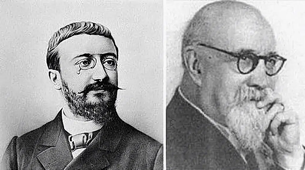 Os criadores do primeiro teste de avaliação cognitiva: alfred binet e theophile simon, respectivamente
