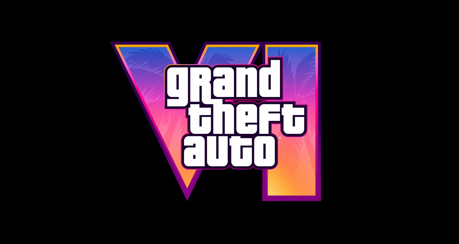Logo de gta vi, novo game da franquia gta