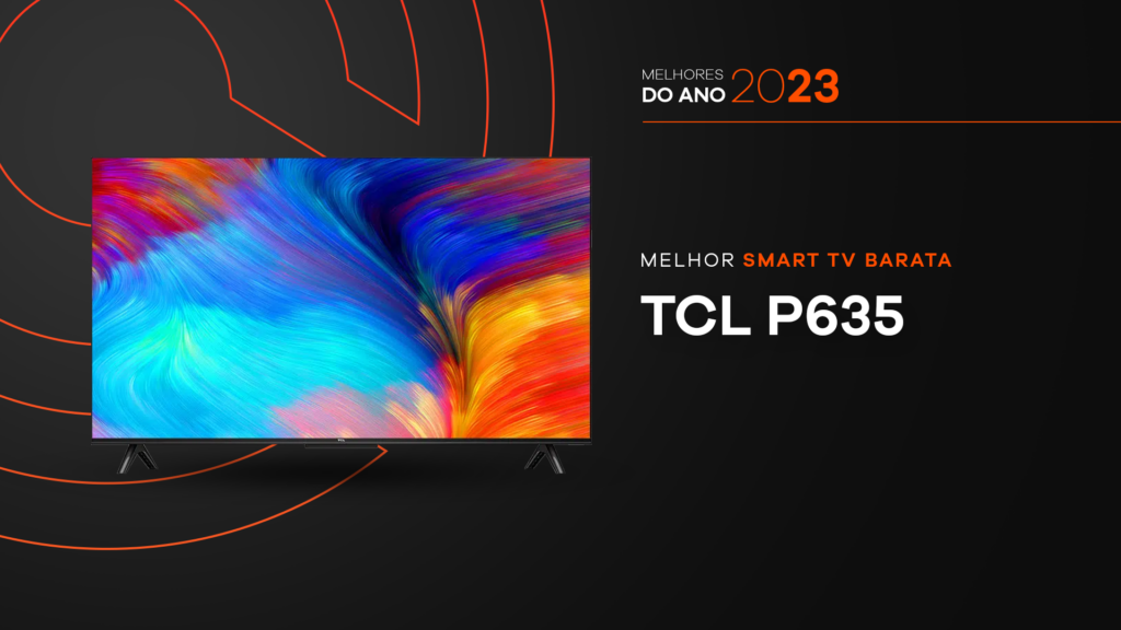 Melhores do ano no showmetech 2023: smart tv tcl p635 55" led 4k. Imagem: caio nascimento, showmetech