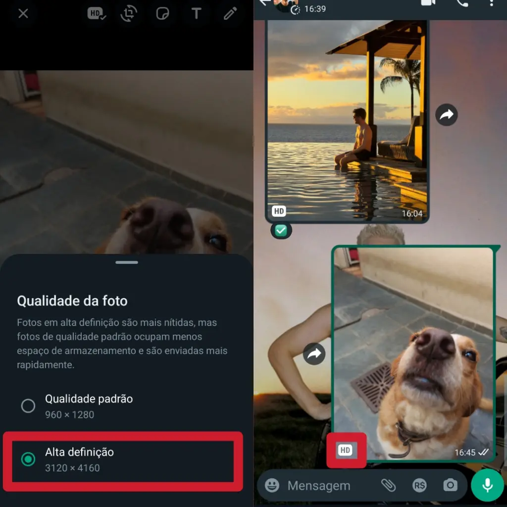 Como enviar fotos em alta qualidade pelo whatsapp Passo inicial para enviar fotos em alta qualidade no whatsapp para android