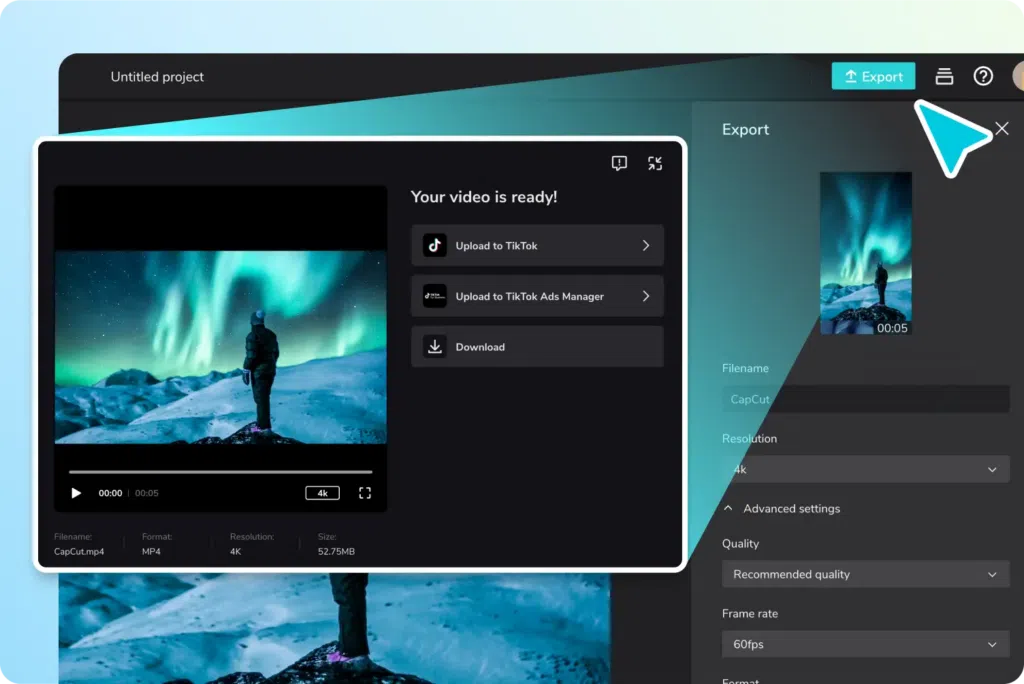 Como editar vídeos de graça com capcut online Capcut online editor de video online de graça