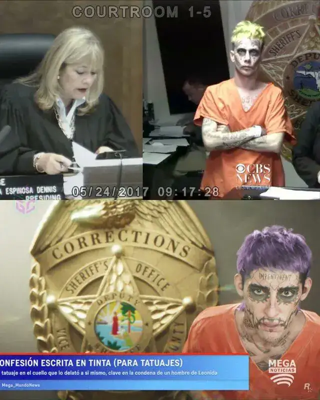 Habemus gta vi! Trailer é lançado antes da hora Homem em julgamento em roupa laranja e cheio de tatuagens