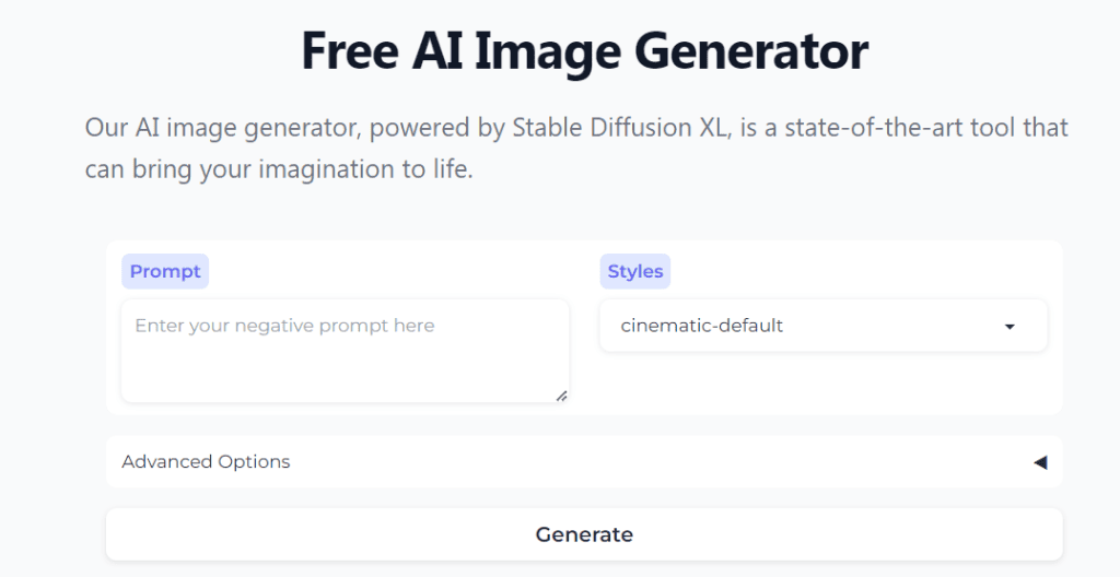 Captura de tela do stable diffusion