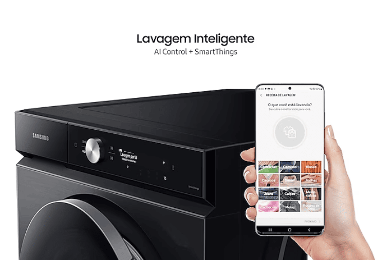 Samsung lanceert op maat gemaakte AI-waslijn met slimme drogers en wasmachines Op maat gemaakte ai-wasmachine wf19b 19kg wasmachine