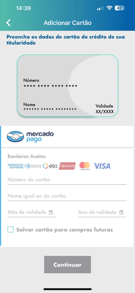 איך לשחק במגה-סנה באינטרנט הזן את פרטי הכרטיס שלך כדי להשלים את התשלום. תמונה: lucas gomes, smt