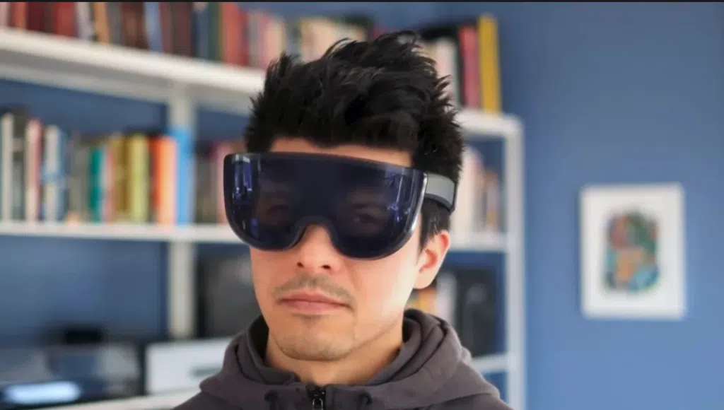 Meta mostra protótipo de óculos vr com recursos do vision pro da apple Conceito de óculos mirror lake da meta