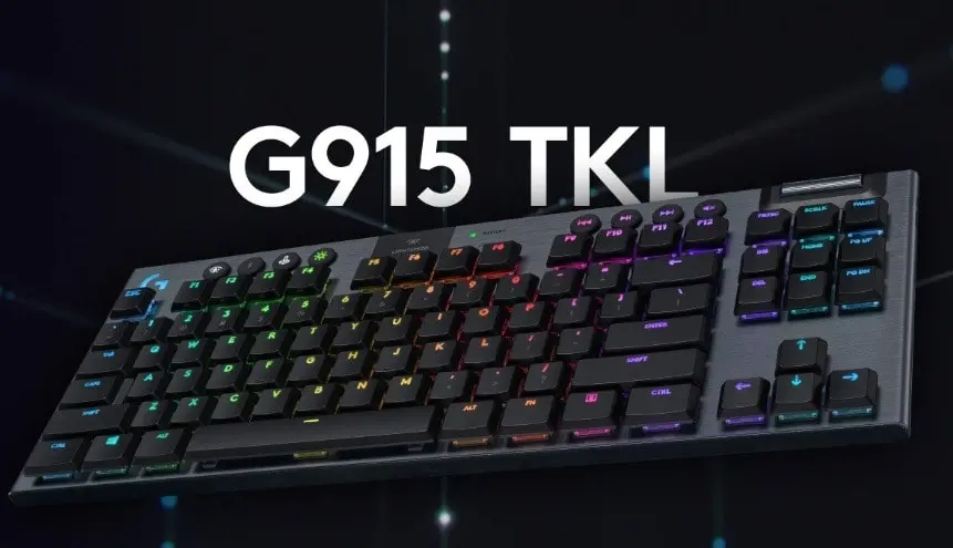 O g915 é um exemplo de teclado tenkeyless - imagem ilustrativa / fonte: logitech