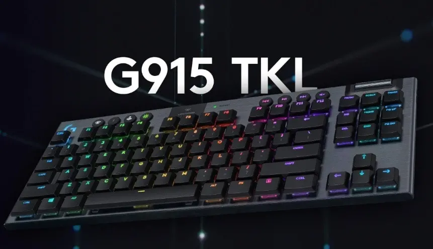 Os melhores acessórios gamers para montar o seu setup O g915 é um exemplo de teclado tenkeyless - imagem ilustrativa / fonte: logitech