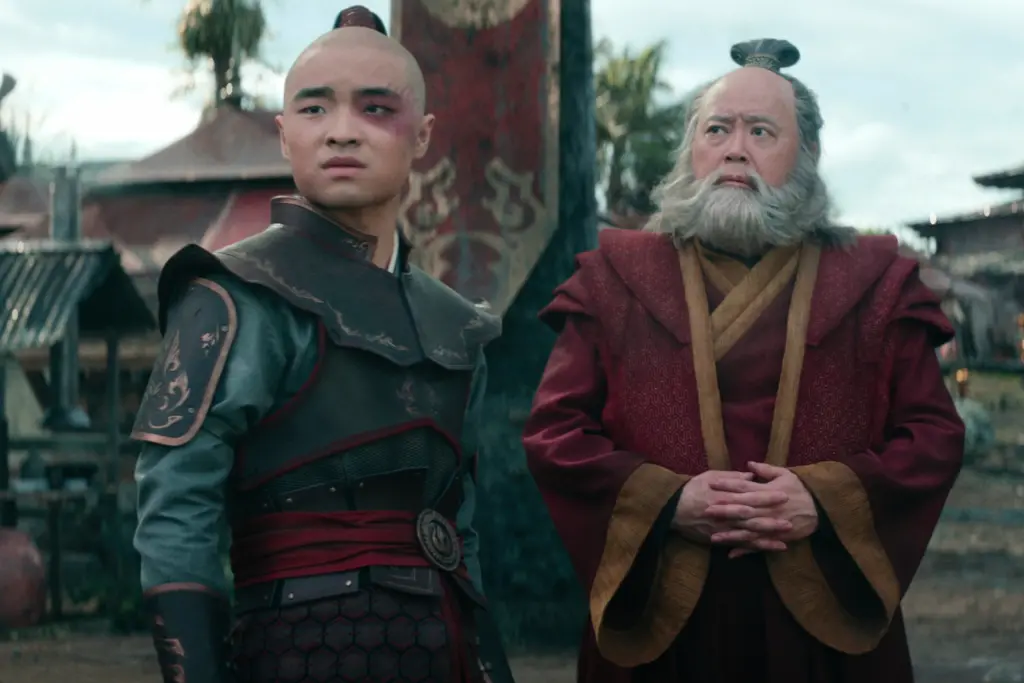 Avatar: o último mestre do ar ganha trailer Príncipe zuko e seu tio, iroh em avatar: o último mestre do ar
