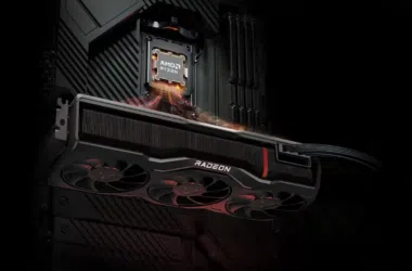 כרטיס מסך Radeon עם טכנולוגיית AMD Radeon לביצועים גבוהים במשחקים ובעריכת תוכן.