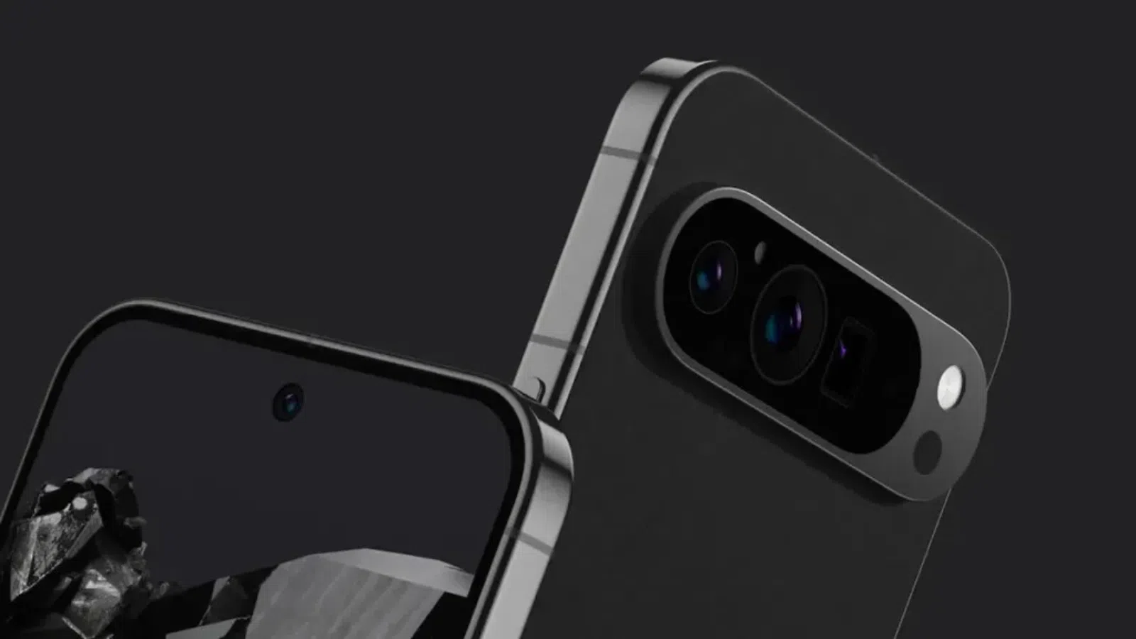 De nieuwe smartphone is voorzien van een geavanceerde camera met meerdere sensoren, een modern design en geavanceerde technologie.
