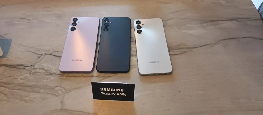 Samsung lança galaxy a05s, galaxy a15 e galaxy a25 5g a partir de r$ 799 Galaxy a05s