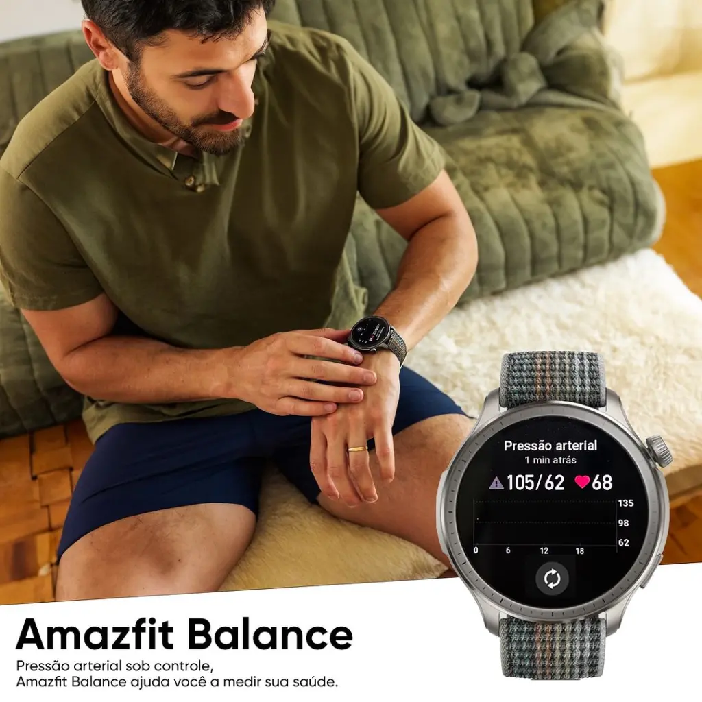 Review: smartwatch amazfit balance tem bateria que dura semanas Review: smartwatch amazfit balance tem bateria que dura semanas. Além da ótima bateria, um dos maiores diferenciais do amazfit balance é o fato dele ser um smartwatch capaz de medir pressão arterial.