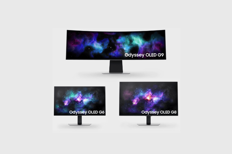 Monitores odyssey oled da samsung apresentados para a ces 2024