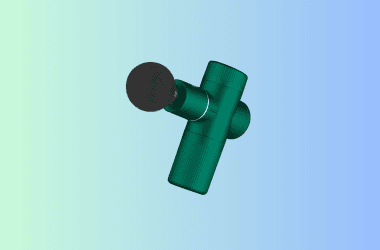 Controle de energia portátil: massageador com tecnologia avançada e design compacto.