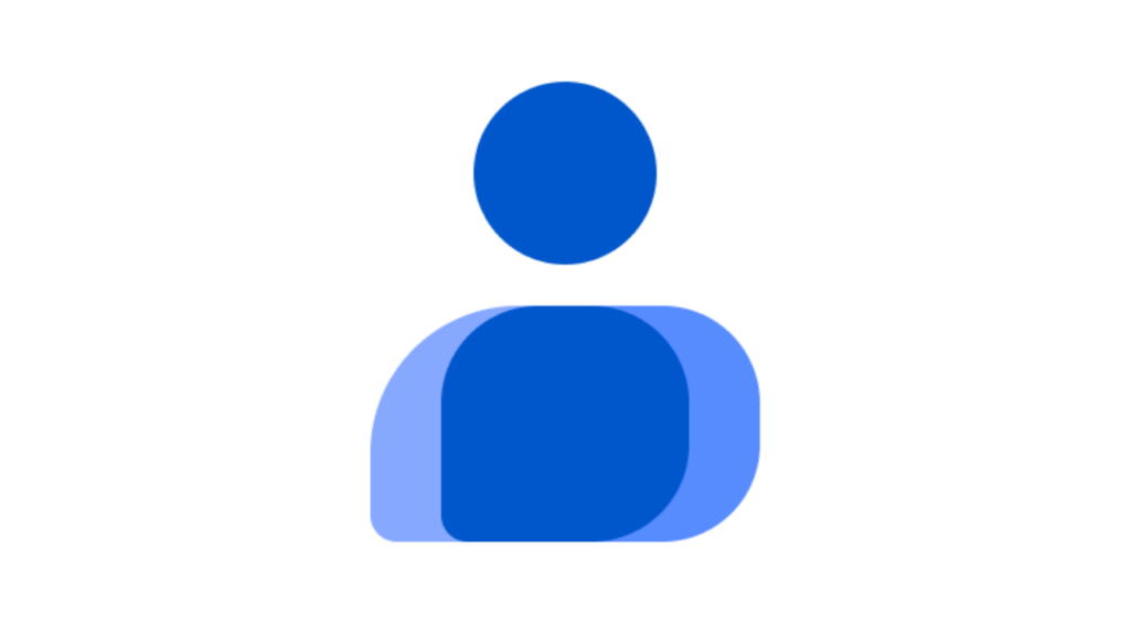 Logo do aplicativo contatos do google