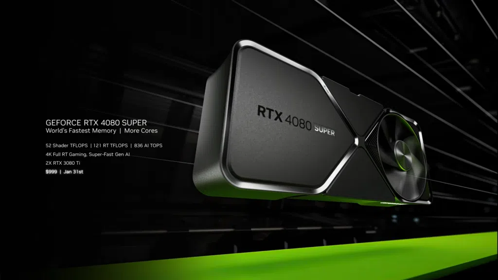 Ces 2024: nvidia מציגה כרטיסי מסך rtx מסדרת סופר 40 Rtx 4080 super הוא גולת הכותרת של קו הסופר rtx series 40