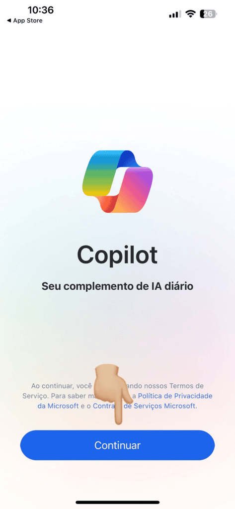 1. Aplicativo copilot para ia diário, complemento inteligente para produtividade.
