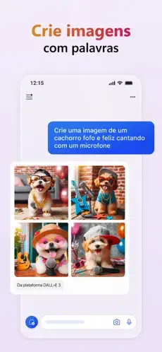 Skapa bilder med ord för att förvandla foton av hundar till roliga teckningar.