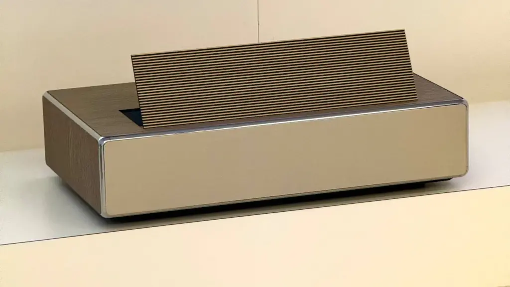 Ces 2024: samsung lança tela microled transparente Projetor sem fio premiere 8k da samsung