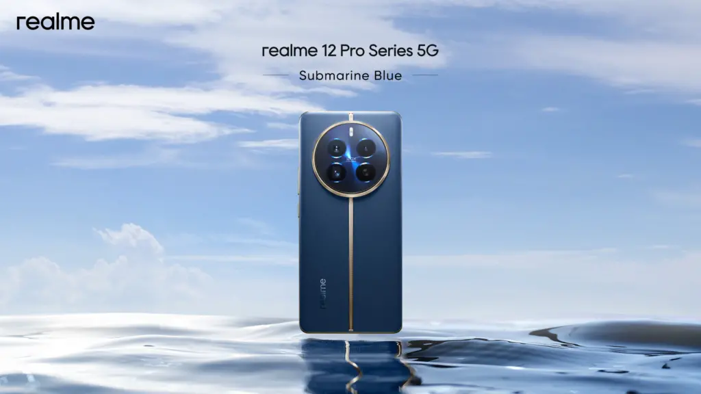 Realme 12 pro+ na variante submarine blue