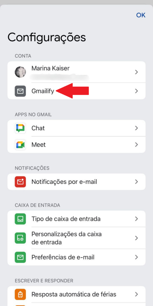 Tutorial de como remover outras contas de e-mail no Gmail