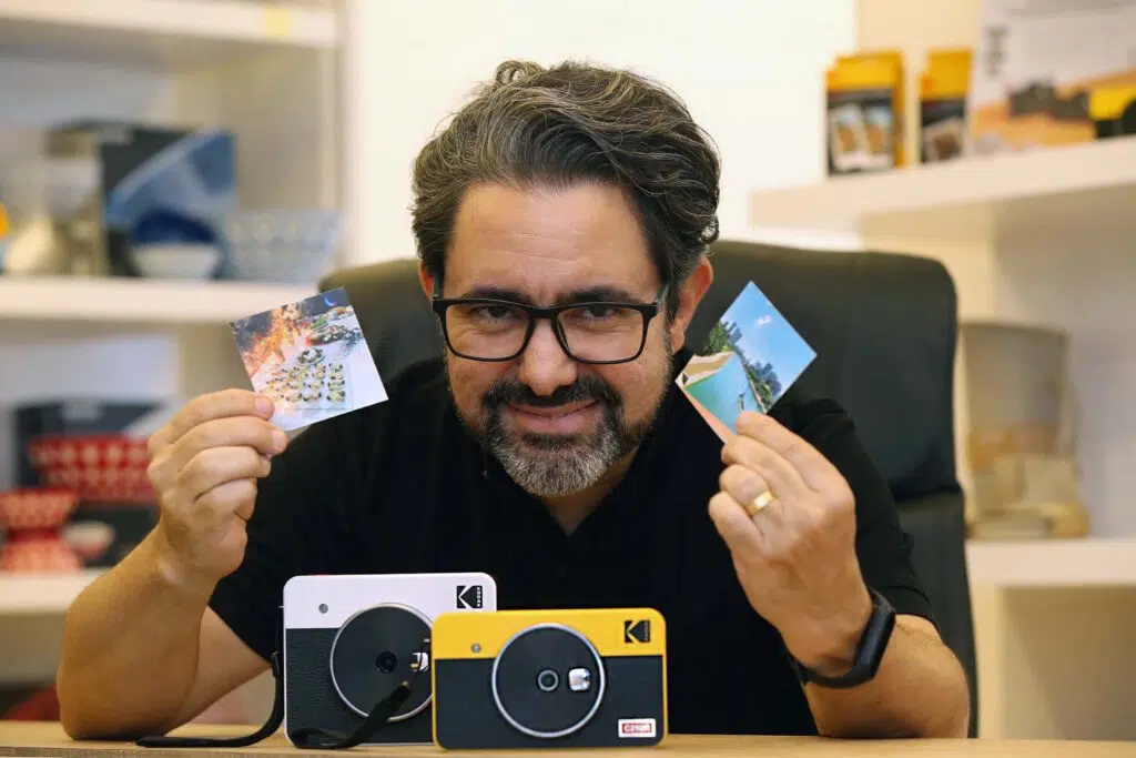 Kodak volta ao brasil com mini shot retro 2 e mini shot retro 3, que imprimem fotos na hora Fernando perfeito, diretor de marketing e vendas da brazil electronics
