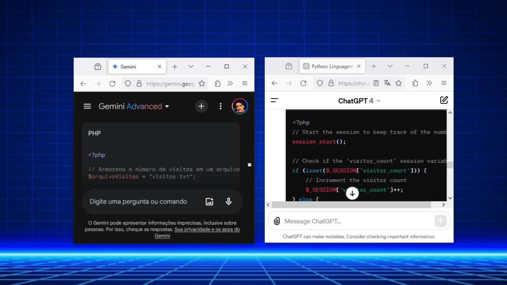 Gemini Advanced или чатгпт плюс? Посмотрите, какой путь лучше Gemini Advanced или чатгпт плюс? Посмотрите, какой путь лучше. Мы сравнили две платные подписки на сервисы искусственного интеллекта, чтобы выяснить, кто лучше выполняет каждый тип задач. Проверить!