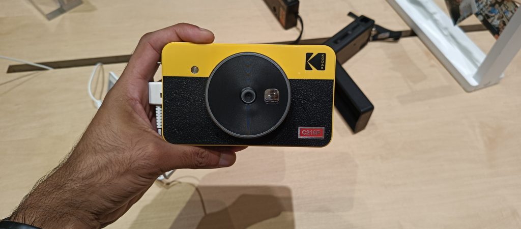 Câmera que imprime foto da kodak, a mino shot retro 2